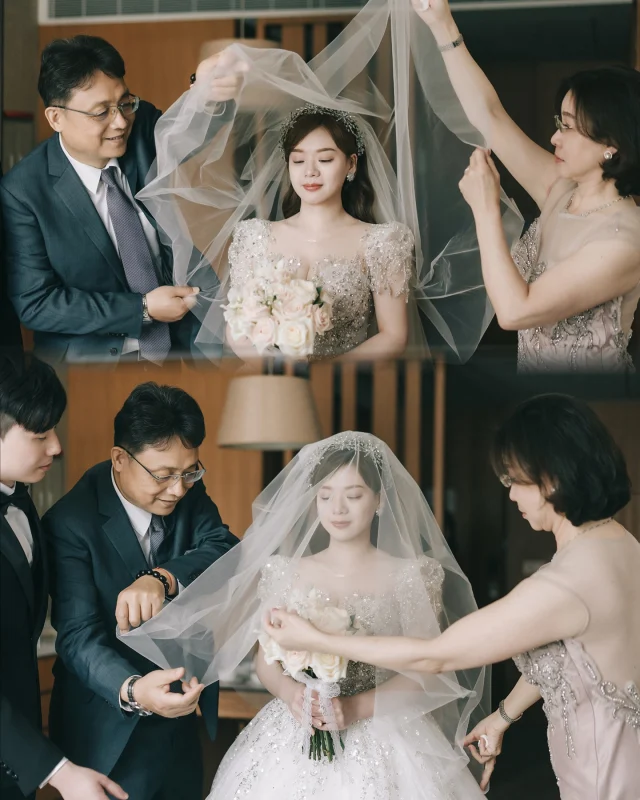 #迎娶造型 ✨
謝謝新娘分享美美的照片，在幸福氛圍裡妝髮更完美❤️

#新娘髮型 #新娘造型 #白紗造型 #婚禮造型 #新娘化妝師 #結婚造型 #放髮造型 #皇冠 #婚禮現場 #新娘妝感 #自然妝感 #高級感 #仙女製造機 #台中新秘推薦 #台中霧眉 #個人彩妝教學 #wedding