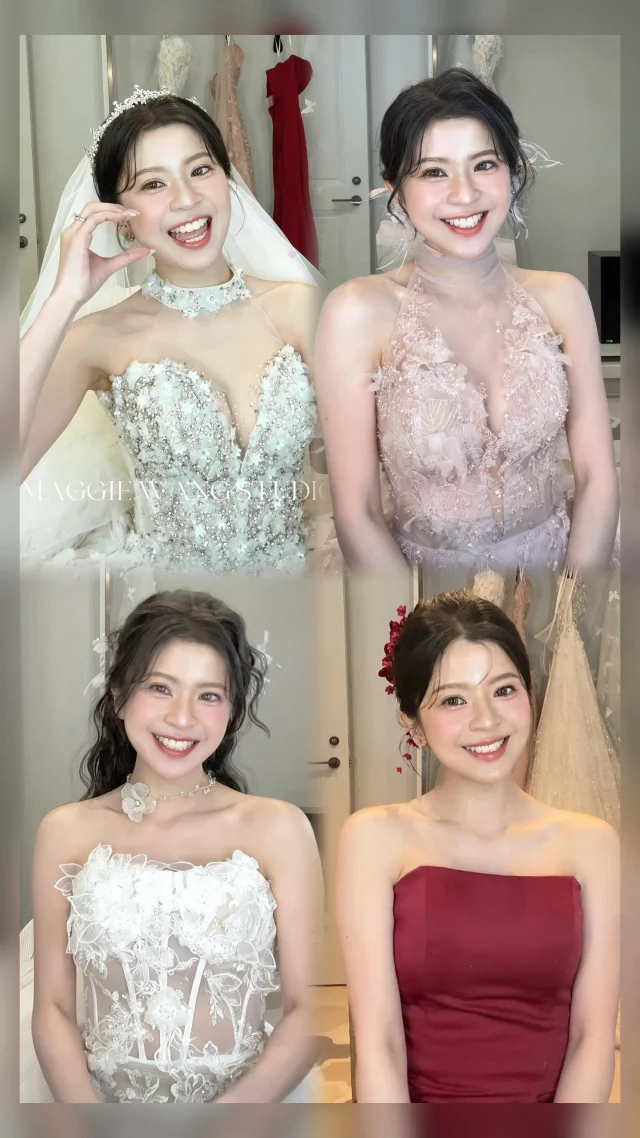✨婚禮造型轉場💕每套都漂亮到不行😻✨

#新娘造型 #新娘髮型 #白紗造型 #文定 #敬酒造型 #送客造型 #婚禮現場 #仙女製造機 #新娘造型師 #編髮 #放髮造型 #皇冠 #進場造型 #中式 #公主頭 #蛋捲頭 #結婚造型 #wedding #台中新秘 #個人彩妝教學